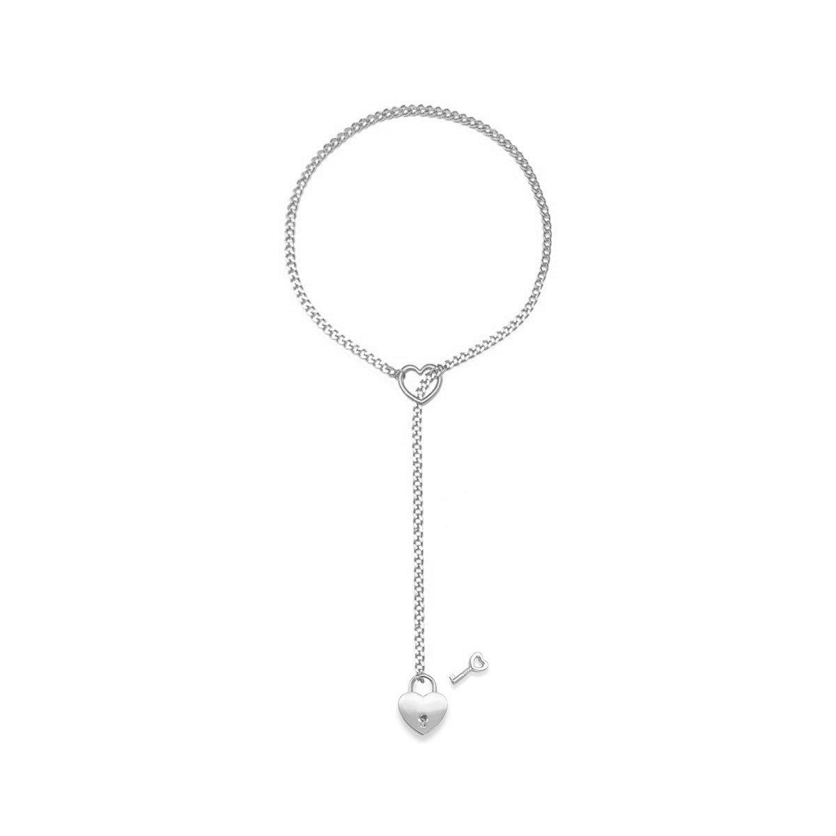 Love Heart Lock Heart-shaped Necklace