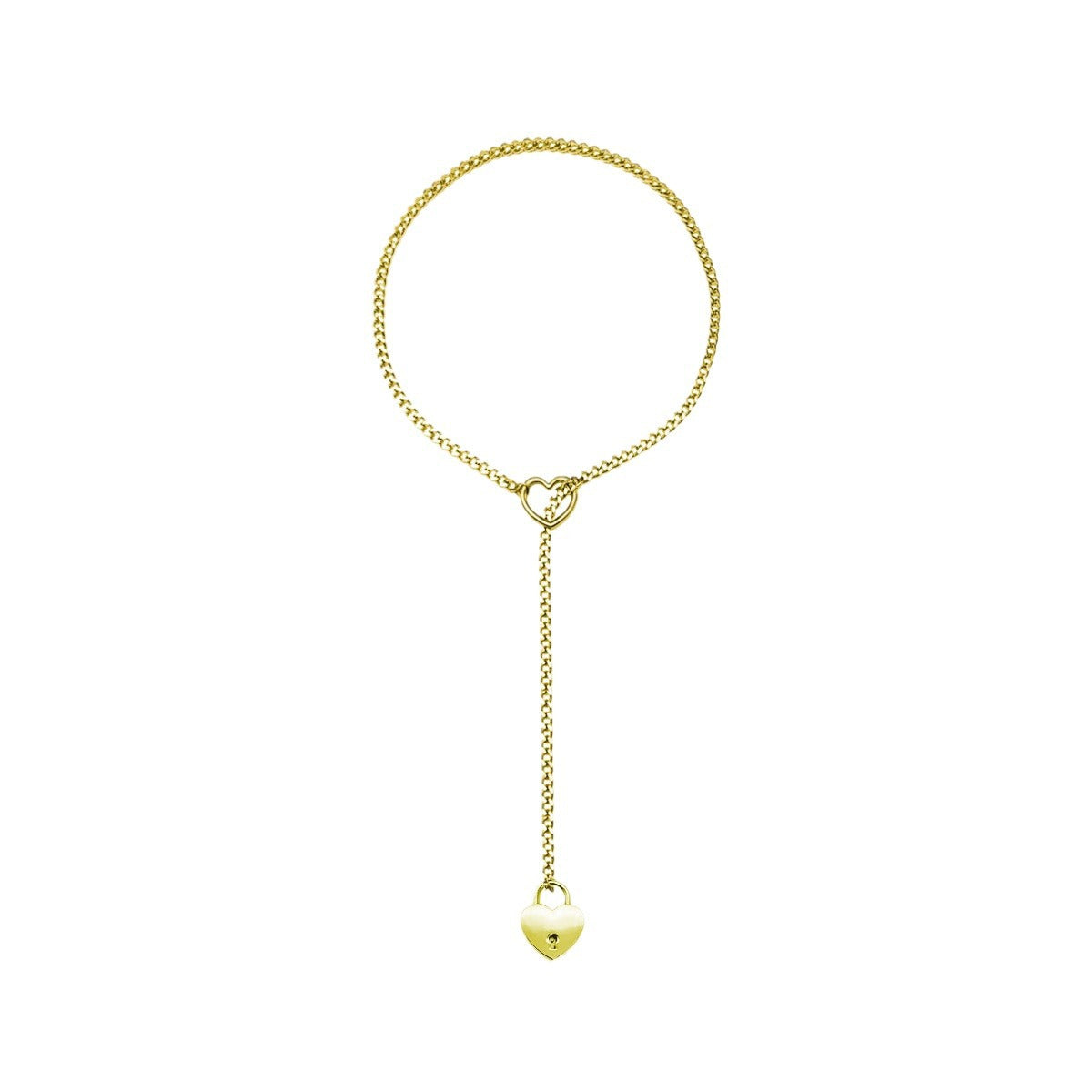 Love Heart Lock Heart-shaped Necklace