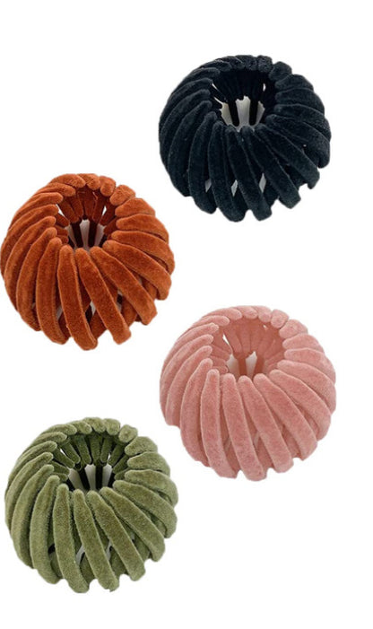 U Shape Hair Clips Flocking Hairpins