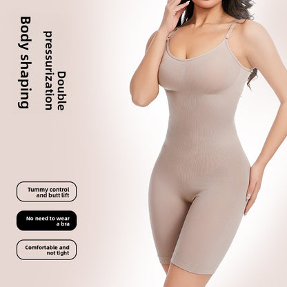 One-Piece Shaping Bodysuit with Open Crotch