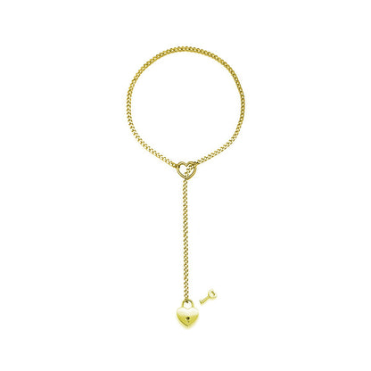 Love Heart Lock Heart-shaped Necklace