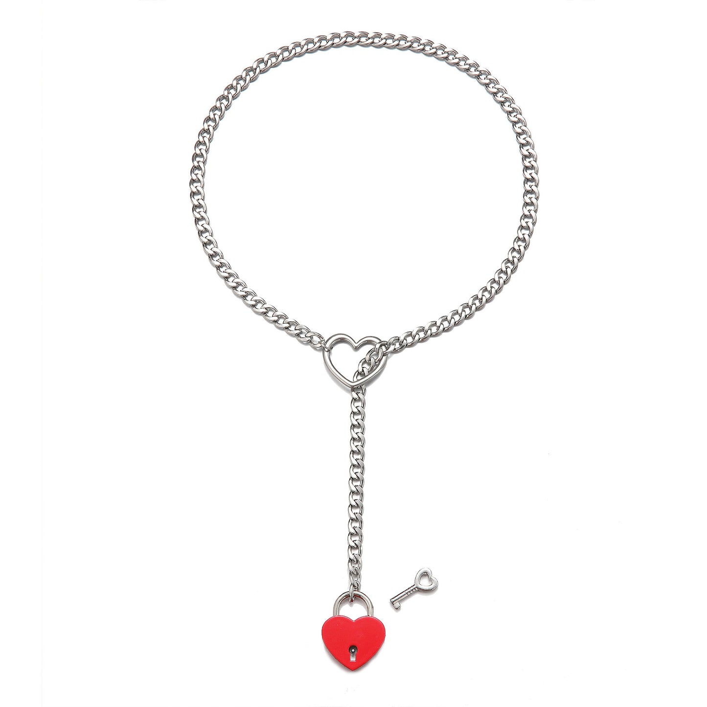 Love Heart Lock Heart-shaped Necklace