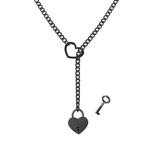 Love Heart Lock Heart-shaped Necklace