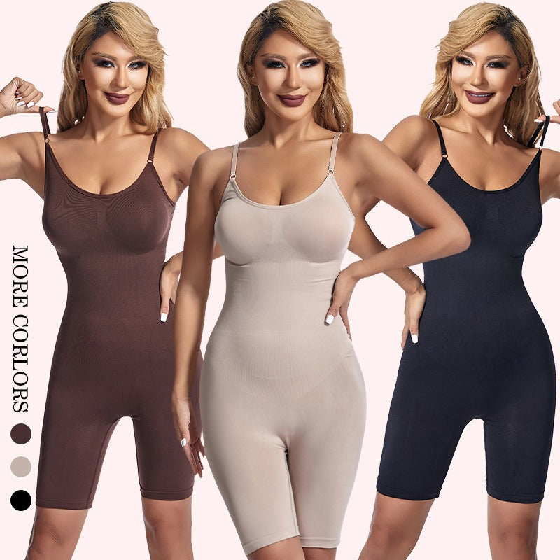 One-Piece Shaping Bodysuit with Open Crotch